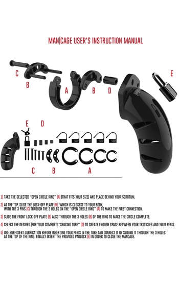 Chasity Cock Cage 90 Mm - Bild 2