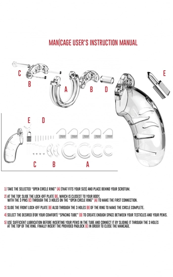 Chasity Cock Cage 115 Mm - Bild 2