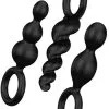 Satisfyer Plugs Black 3-pack