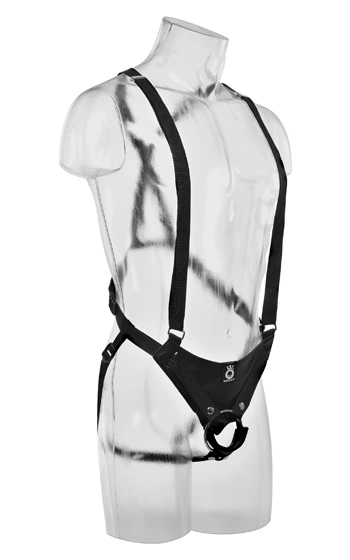 Pipedream King Cock Hollow Strap-On Suspender System 11 Tum Natur - Bild 2