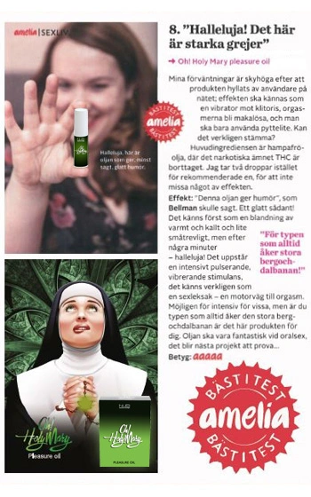 NUEI Oh Holy Mary Pleasure Oil 12 X 1 Ml - Bild 2