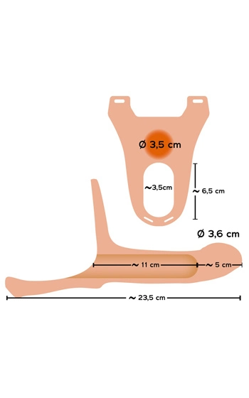 You2Toys Strap On Silicone Sleeve Medium - Bild 6