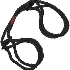 Doc Johnson Hemp Bind & Tie Cuffs Black