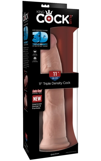 Pipedream King Cock King Cock Triple Density 28 Cm - Bild 5
