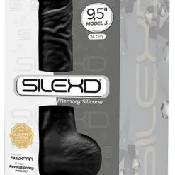 Dual Density Black Dildo 24 Cm