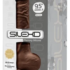 Dual Density Brown Dildo 24 Cm