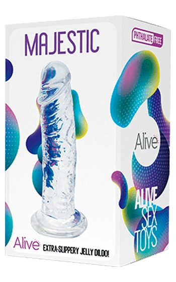 Majestic Jelly Dildo 15 Cm - Bild 2