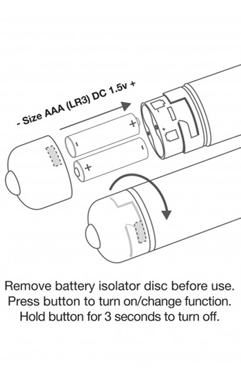 Rocks Off RO-120mm Bullet Silver 10 Speed - Bild 3