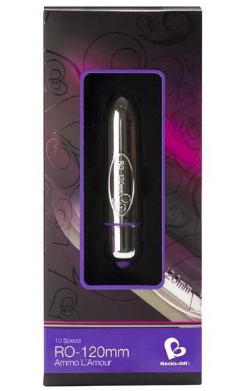 Rocks Off RO-120mm Bullet Silver 10 Speed - Bild 4