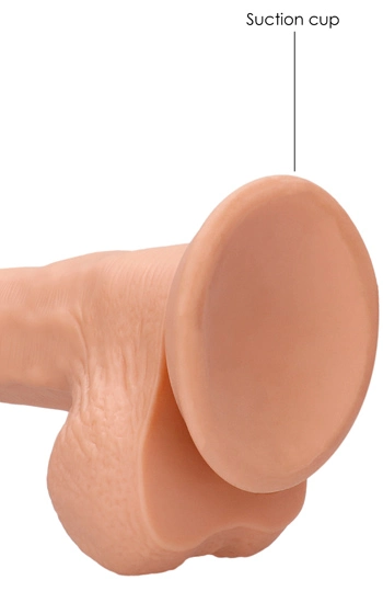 Shots Toys Realistic Dildo With Strap-On 22 Cm - Bild 4