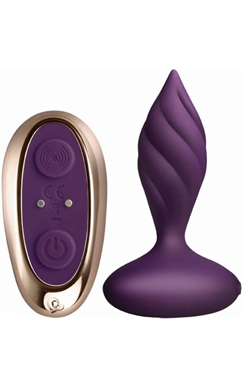Rocks Off Vibrating Plug Desire Purple