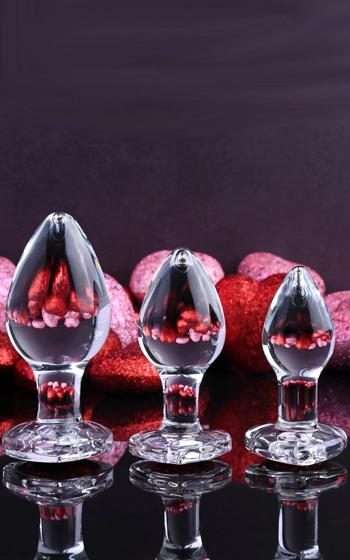 Adam & Eve Glass Plug Set - Bild 3