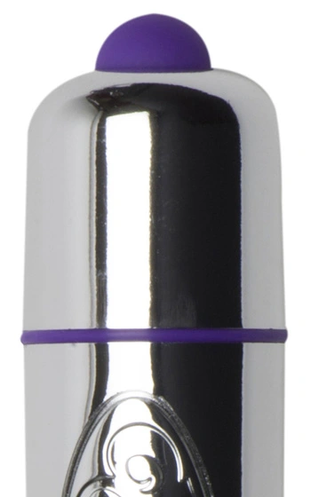 Rocks Off RO-120mm Bullet Silver 10 Speed - Bild 2