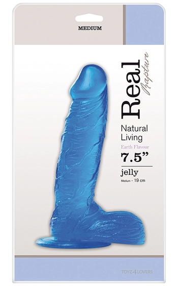 Toyz4lovers Real Rapture Blue Dildo 21 Cm - Bild 3