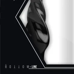 Rubber Screwed Buttplug Black 7 Tum