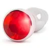 Rich Silver Plug Red Sapphire 2