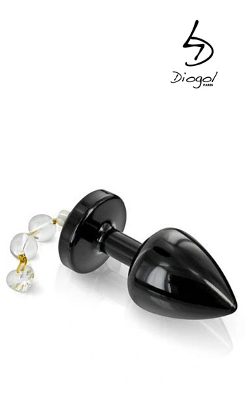 Diogol Jewel Buttplug Black - Bild 3