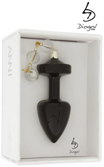 Diogol Jewel Buttplug Black - Bild 4