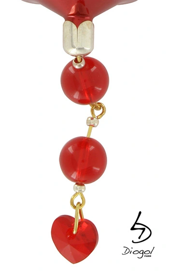 Diogol Jewel Buttplug Red - Bild 2