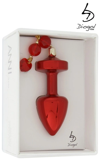 Diogol Jewel Buttplug Red - Bild 3