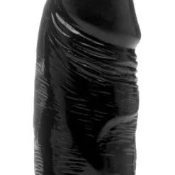 Realistisk Dubbeldildo Svart 6,5 Tum