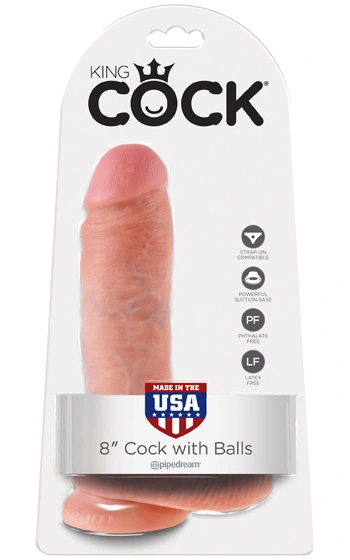 Pipedream King Cock King Cock Dildo 22 Cm - Bild 4